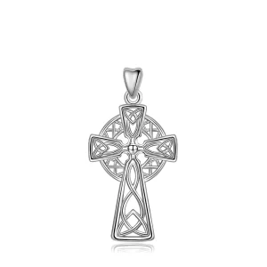 keltisch kruis hanger zilver