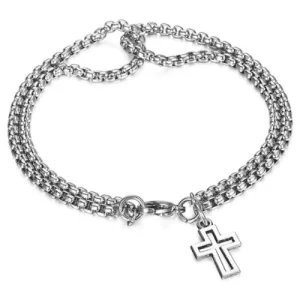 christelijke kruis ketting armband