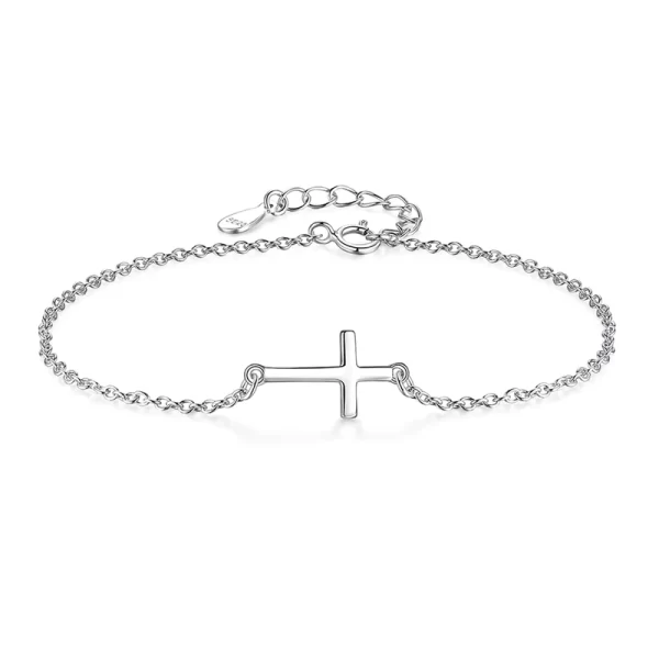 christelijke armband met klein kruis